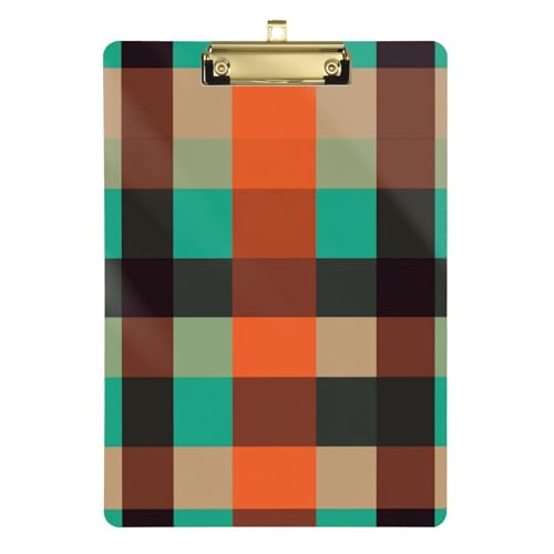ZRWLUCKY Klemmbrett aus Kunststoff, wasserdicht, für Krankenschwestern, Hausunternehmer, Größe 22,9 x 30,5 cm, Terrakotta, Türkis ZRWLUCKY Klemmbrett aus Kunststoff, wasserdicht, für Krankenschwestern, Hausunternehmer, Größe 22,9 x 30,5 cm, Terrakotta, Türkis von ZRWLUCKY