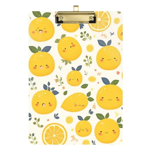 ZRWLUCKY Klemmbrett für Atemtherapie, wasserdicht, für Lehrer, Größe 22,9 x 30,5 cm, Gelb / Zitronengelb ZRWLUCKY Klemmbrett für Atemtherapie, wasserdicht, für Lehrer, Größe 22,9 x 30,5 cm, Gelb / Zitronengelb von ZRWLUCKY