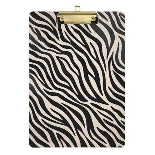 ZRWLUCKY Klemmbrett für Kinder, Tierhaut, Schwarz / Weiß, transparent, für Lehrer, Portfolio, Klemmbrett, Größe 22,9 x 30,5 cm ZRWLUCKY Klemmbrett für Kinder, Tierhaut, Schwarz / Weiß, transparent, für Lehrer, Portfolio, Klemmbrett, Größe 22,9 x 30,5 cm von ZRWLUCKY