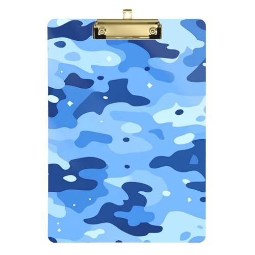 ZRWLUCKY Klemmbrett für Krankenschwestern, Hellblau, Camouflage, für Krankenpfleger, Studenten, Handel, Größe 22,9 x 30,5 cm ZRWLUCKY Klemmbrett für Krankenschwestern, Hellblau, Camouflage, für Krankenpfleger, Studenten, Handel, Größe 22,9 x 30,5 cm von ZRWLUCKY