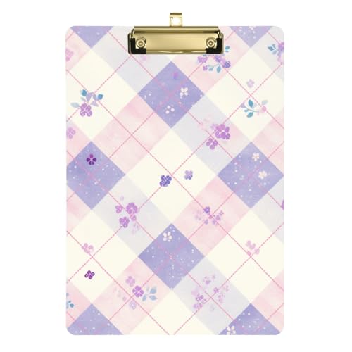 ZRWLUCKY Klemmbrett für den Außenbereich, Kunststoff, für Krankenpflege, Studenten, Handel, Größe 22,9 x 30,5 cm, Violett ZRWLUCKY Klemmbrett für den Außenbereich, Kunststoff, für Krankenpflege, Studenten, Handel, Größe 22,9 x 30,5 cm, Violett von ZRWLUCKY