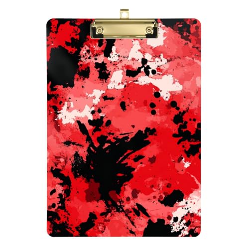 ZRWLUCKY Klemmbretter aus Metall, Standard-Loch, für Lehrer, Portfolio, Klemmbrett, Größe 22,9 x 30,5 cm, Rot ZRWLUCKY Klemmbretter aus Metall, Standard-Loch, für Lehrer, Portfolio, Klemmbrett, Größe 22,9 x 30,5 cm, Rot von ZRWLUCKY