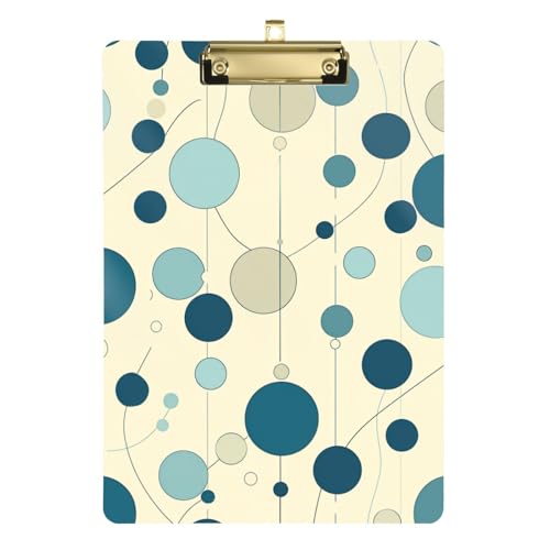 ZRWLUCKY Klemmbretter aus Metall, wasserdicht, für Krankenpflege, Studenten, Handel, Größe 22,9 x 30,5 cm, Beige und Blau ZRWLUCKY Klemmbretter aus Metall, wasserdicht, für Krankenpflege, Studenten, Handel, Größe 22,9 x 30,5 cm, Beige und Blau von ZRWLUCKY