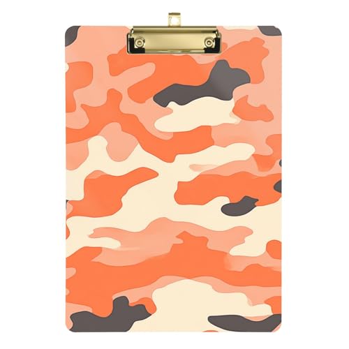 ZRWLUCKY Klemmbretter für Softball-Trainer, transparent, Camouflage, für Lehrer, Größe 22,9 x 30,5 cm, Orange ZRWLUCKY Klemmbretter für Softball-Trainer, transparent, Camouflage, für Lehrer, Größe 22,9 x 30,5 cm, Orange von ZRWLUCKY