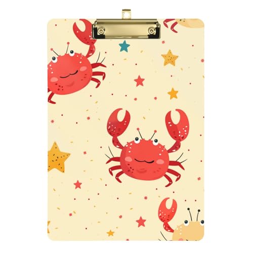 ZRWLUCKY Klemmbretter mit niedlichem Tiermotiv, transparent, für Krankenpflege, Studenten, Handel, Quest, Größe 22,9 x 30,5 cm von ZRWLUCKY