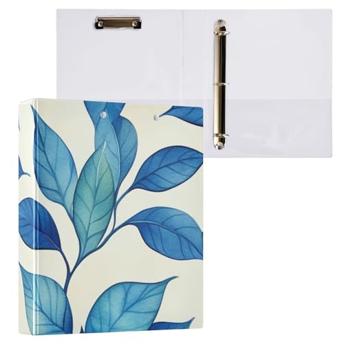 ZRWLUCKY Leaves Modern Style Beige 3 Ringe Ordner 1,5 Zoll Notizbuch Ordner mit Klemmbrett 1/2 Packungen Ordner für Schule 200 Blatt ZRWLUCKY Leaves Modern Style Beige 3 Ringe Ordner 1,5 Zoll Notizbuch Ordner mit Klemmbrett 1/2 Packungen Ordner für Schule 200 Blatt von ZRWLUCKY