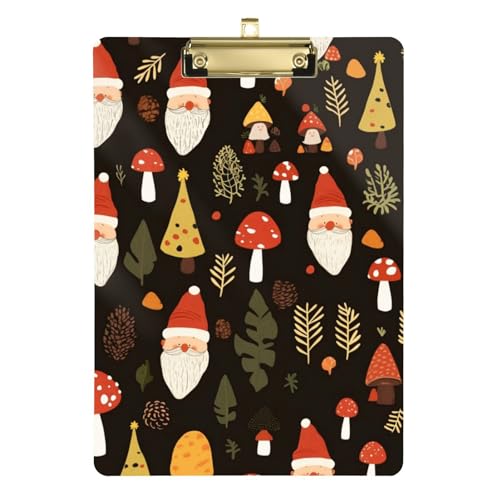 ZRWLUCKY Mini-Klemmbrett mit Weihnachtsmann und Hain, Kunststoff, für Krankenschwestern, Heimunternehmer, Größe 22,9 x 30,5 cm, Schwarz ZRWLUCKY Mini-Klemmbrett mit Weihnachtsmann und Hain, Kunststoff, für Krankenschwestern, Heimunternehmer, Größe 22,9 x 30,5 cm, Schwarz von ZRWLUCKY