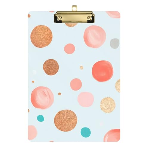 ZRWLUCKY Niedliches Klemmbrett aus Acryl, für Lehrer, Größe 22,9 x 30,5 cm, Orange und Braun ZRWLUCKY Niedliches Klemmbrett aus Acryl, für Lehrer, Größe 22,9 x 30,5 cm, Orange und Braun von ZRWLUCKY