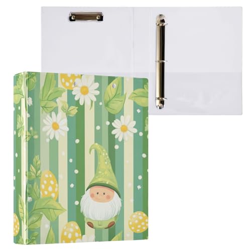 ZRWLUCKY Ordner mit 3 Ringen, mit Klemmbrett, 1,27 cm, Grün, 1,27 cm, Bürobedarf, Hardcover von ZRWLUCKY