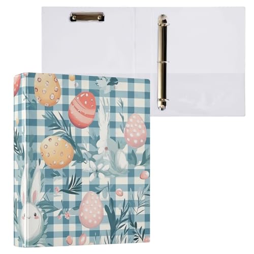 ZRWLUCKY Ostereier, Eukalyptusblau, runde Ringe, Notizbuch, 3,8 cm, Ordner mit Klemmbrett, 1/2er-Pack, Schulbedarf, Hardcover ZRWLUCKY Ostereier, Eukalyptusblau, runde Ringe, Notizbuch, 3,8 cm, Ordner mit Klemmbrett, 1/2er-Pack, Schulbedarf, Hardcover von ZRWLUCKY