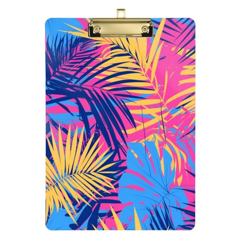 ZRWLUCKY Palm Damen-Klemmbrett, Standardloch für personalisierte Klemmbretter für Lehrer, Größe 22,9 x 30,5 cm ZRWLUCKY Palm Damen-Klemmbrett, Standardloch für personalisierte Klemmbretter für Lehrer, Größe 22,9 x 30,5 cm von ZRWLUCKY