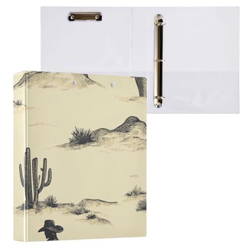 ZRWLUCKY Pferde- und Boho-Kaktus-Drei-Ringbuch 3,5 cm Ordner mit Innentaschen, 1/2 Packung Ordner, Schulhefter Hardcover ZRWLUCKY Pferde- und Boho-Kaktus-Drei-Ringbuch 3,5 cm Ordner mit Innentaschen, 1/2 Packung Ordner, Schulhefter Hardcover von ZRWLUCKY