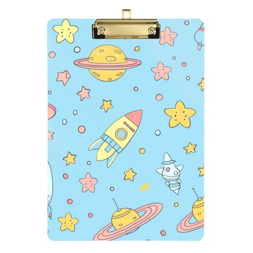 ZRWLUCKY Planet Rockets Dental-Klemmbrett, wasserdicht, für Lehrer im ersten Jahr, Größe 22,9 x 30,5 cm ZRWLUCKY Planet Rockets Dental-Klemmbrett, wasserdicht, für Lehrer im ersten Jahr, Größe 22,9 x 30,5 cm von ZRWLUCKY