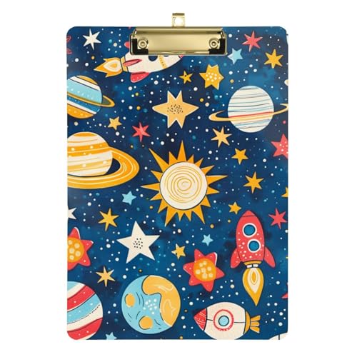 ZRWLUCKY Planet Sun Schüler-Klemmbrett, transparent, für Fußball-LKW-Fahrer, Größe 22,9 x 30,5 cm ZRWLUCKY Planet Sun Schüler-Klemmbrett, transparent, für Fußball-LKW-Fahrer, Größe 22,9 x 30,5 cm von ZRWLUCKY