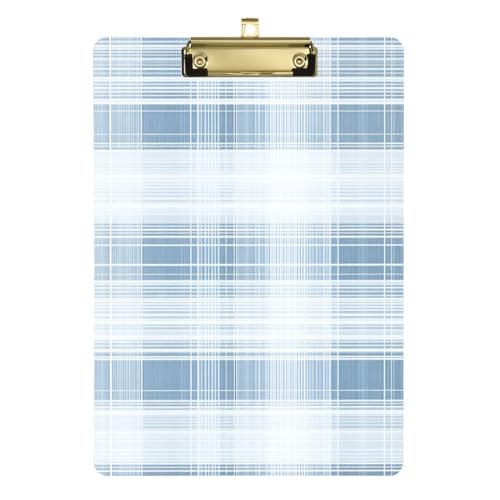 ZRWLUCKY Quadrate, weiße und blaue Padfolio-Klemmbrett-Mappe, Hartpappe für Fußball-LKW-Fahrer, Größe 22,9 x 30,5 cm ZRWLUCKY Quadrate, weiße und blaue Padfolio-Klemmbrett-Mappe, Hartpappe für Fußball-LKW-Fahrer, Größe 22,9 x 30,5 cm von ZRWLUCKY