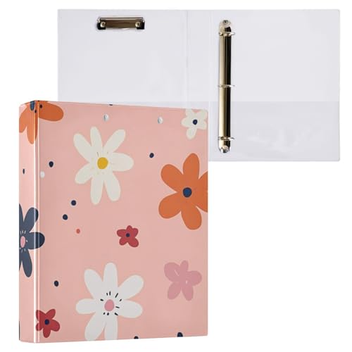 ZRWLUCKY Schöne Ringbücher mit Blumenmotiv, 3,8 cm, mit Tascheneinband, 1/2er-Pack, Ordner für die Schule, 200 Blatt ZRWLUCKY Schöne Ringbücher mit Blumenmotiv, 3,8 cm, mit Tascheneinband, 1/2er-Pack, Ordner für die Schule, 200 Blatt von ZRWLUCKY