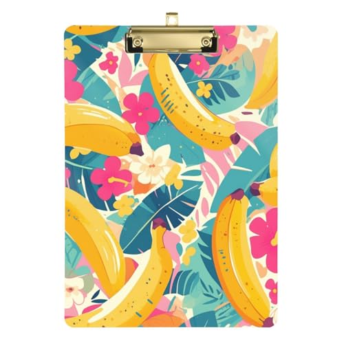 ZRWLUCKY Sweet Banana and Leaves Polizei-Klemmbrett, Standardloch für Softball-Trainer, Klemmbrett, Lehrergröße 22,9 x 30,5 cm ZRWLUCKY Sweet Banana and Leaves Polizei-Klemmbrett, Standardloch für Softball-Trainer, Klemmbrett, Lehrergröße 22,9 x 30,5 cm von ZRWLUCKY
