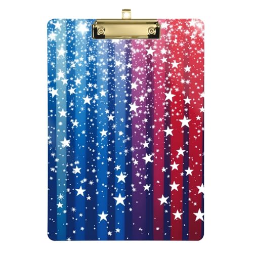 ZRWLUCKY White Stars Modernes Therapie-Klemmbrett, Kunststoff, für Krankenpflege, Studenten, Handel, Quest, Größe 22,9 x 30,5 cm ZRWLUCKY White Stars Modernes Therapie-Klemmbrett, Kunststoff, für Krankenpflege, Studenten, Handel, Quest, Größe 22,9 x 30,5 cm von ZRWLUCKY