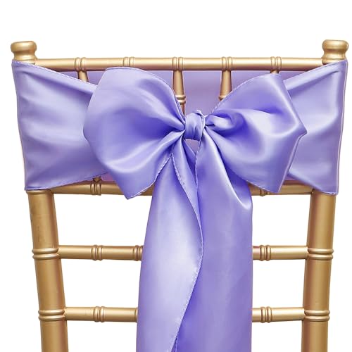 ZSJFMF 50 Stück Satin-Lavendel-Stuhlschärpen, 17.8x274.4 cm, Universal-Gold-Stuhlbänder für Hochzeit, Zeremonie, Party, Bankett, Restaurant, Veranstaltung, Stuhl, Stuhlschärpen, 50 Stück ZSJFMF 50 Stück Satin-Lavendel-Stuhlschärpen, 17.8x274.4 cm, Universal-Gold-Stuhlbänder für Hochzeit, Zeremonie, Party, Bankett, Restaurant, Veranstaltung, Stuhl, Stuhlschärpen, 50 Stück von ZSJFMF