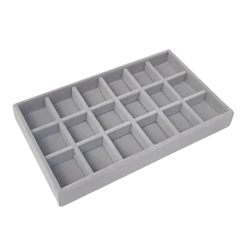 ZSREYFNB Schmuckaufbewahrung Schmuck-Display-Tablett, Schmuckschatulle, tragbare Aufbewahrungsbox for Ringe, Ohrringe und Halsketten SchmuckkäStchen(Type 4) von ZSREYFNB