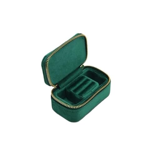 ZSREYFNB Schmuckaufbewahrung Schmuckschatulle, Mini-Reise-Schmuckschatulle, abnehmbare Aufbewahrungsbox for Ringe und Ohrringe SchmuckkäStchen(G116) von ZSREYFNB