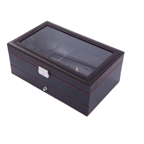 ZSREYFNB Schmuckaufbewahrung Schmuckschatulle, Vitrine, Schublade, Schmuckschatulle for Ringe, Armbänder und Halsketten SchmuckkäStchen von ZSREYFNB