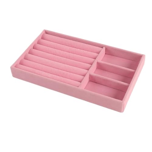 ZSREYFNB Schmuckaufbewahrung Stapelbare Schmuckschatulle for Ringe, Ohrringe und Halsketten, tragbar SchmuckkäStchen(3 Lots) von ZSREYFNB