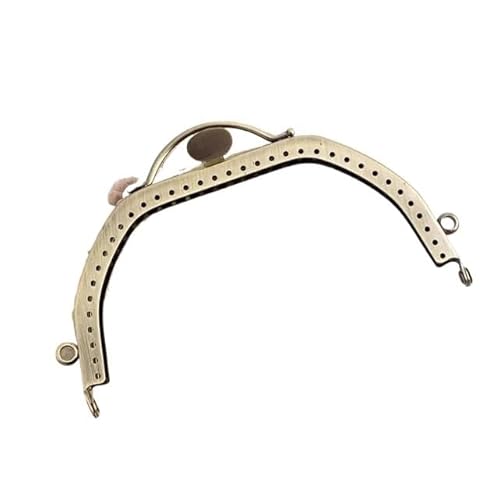 ZSREYFNB Taschenrahmen 5Pcs 13cm Metall Kuss Verschluss Tasche Griffe DIY Nähen Klammern Handgemachte Geldbörse Rahmen for Die Herstellung Von Taschen Nähen Hardware Zubehör TaschenbüGel(Brass) von ZSREYFNB
