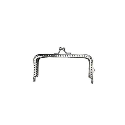 ZSREYFNB Taschenrahmen Metall Geldbörse Rahmen Kuss Verschluss Vintage Tasche Hardware Geldbörse Verschluss Rahmen Tasche Kuss Verschluss Verschluss Griff Tasche Zubehör TaschenbüGel(8.5cm-) von ZSREYFNB