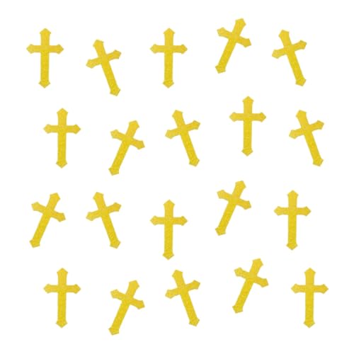 Doppelseitiges goldenes Glitzer-Papier-Kreuz-Konfetti, Gott Segen, Papier, Streutischkonfetti für Geburtstagsparty, Babyparty, Jahrestag, Hochzeit, Erstkommunion, Taufe, Party-Dekoration, 100 Stück Doppelseitiges goldenes Glitzer-Papier-Kreuz-Konfetti, Gott Segen, Papier, Streutischkonfetti für Geburtstagsparty, Babyparty, Jahrestag, Hochzeit, Erstkommunion, Taufe, Party-Dekoration, 100 Stück von ZSTOWY