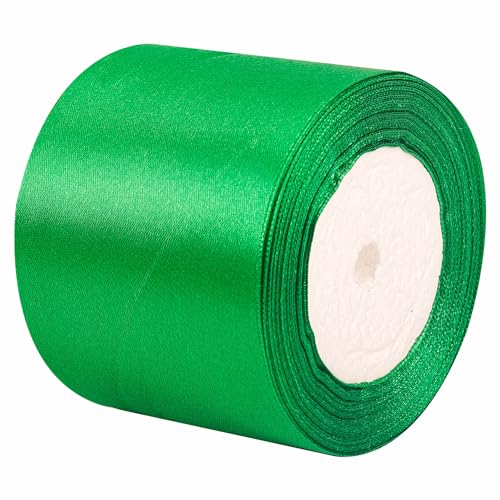 75 mm dunkelgrünes Band zum Verpacken von Geschenken, 25 m, dunkelgrünes Satinband, Stoff, 75 mm dickes Band zum Basteln, Haarschleifen, Weihnachten, Polyesterband, Kuchen, Hochzeit, Party, Ballon, 75 mm dunkelgrünes Band zum Verpacken von Geschenken, 25 m, dunkelgrünes Satinband, Stoff, 75 mm dickes Band zum Basteln, Haarschleifen, Weihnachten, Polyesterband, Kuchen, Hochzeit, Party, Ballon, von ZSYIULIA