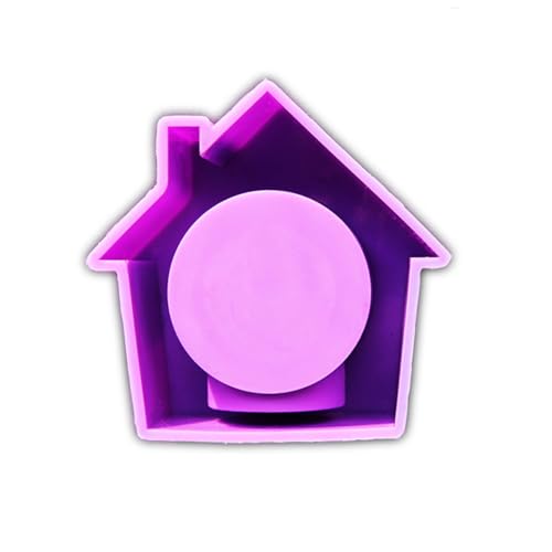 ZSYTF 3D-Haus-Kerzenständer, Harz-Form, Gießformen, Hausform, Kerzenhalter, Silikonformen für Tischdekorationen ZSYTF 3D-Haus-Kerzenständer, Harz-Form, Gießformen, Hausform, Kerzenhalter, Silikonformen für Tischdekorationen von ZSYTF