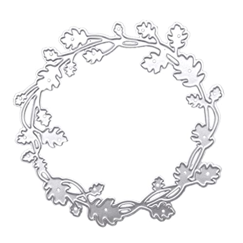 ZSYTF For Creative Kranz, Metall-Stanzformen, Weihnachtsschablone für Scrapbooking, Journaling, Embellishme von ZSYTF