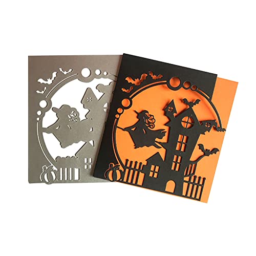ZSYTF Halloween-Hexenhaus-Stanzformen, handgefertigt, Scrapbooking-Zubehör für Kinder, Mädchen, Jungen ZSYTF Halloween-Hexenhaus-Stanzformen, handgefertigt, Scrapbooking-Zubehör für Kinder, Mädchen, Jungen von ZSYTF