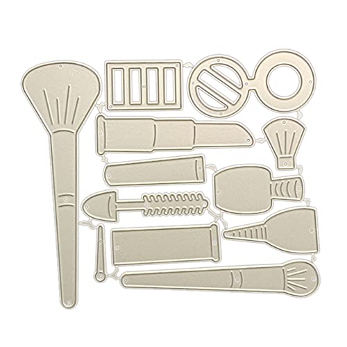ZSYTF Make-up-Pinsel, Lippenstift, Stanzform, Schablone, Scrapbooking, Album, Stempelpapier von ZSYTF