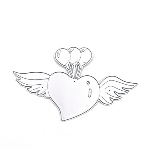 ZSYTF Metall-Stanzform "Happy Valentine's Day", Stanzschablonen für Scrapbooking, Papieralbum, Foto-Dekorationen von ZSYTF