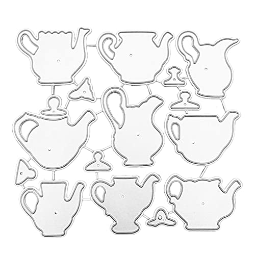 ZSYTF Metall-Stanzformen für Teekanne, Stempel, Schablone, Schablonen für Scrapbooking, Dekoration ZSYTF Metall-Stanzformen für Teekanne, Stempel, Schablone, Schablonen für Scrapbooking, Dekoration von ZSYTF