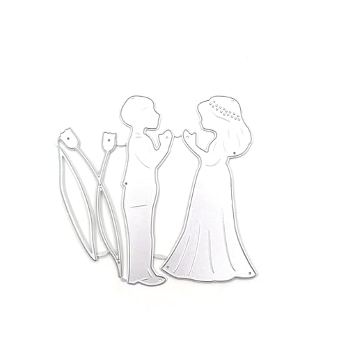 ZSYTF Metall-Stanzformen in Herzform, Hochzeit, Schablonen für Fotokarten, Alben, Scrapbooking, Papierdekorationen von ZSYTF