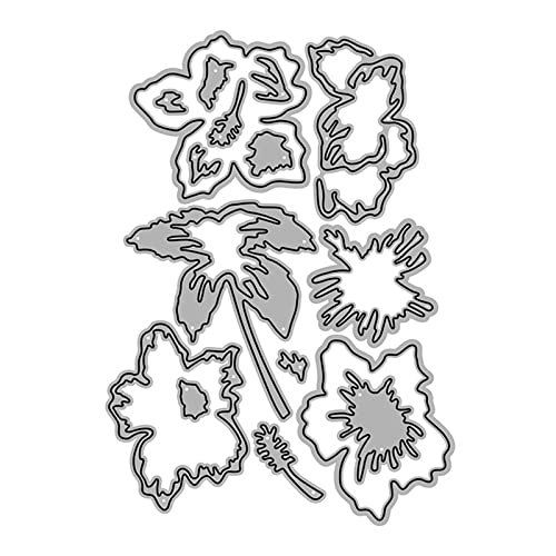 ZSYTF Metall-Stanzformen mit Blumenblatt-Motiv, handgefertigt, Scrapbooking-Zubehör für Kinder, Mädchen, Jungen von ZSYTF