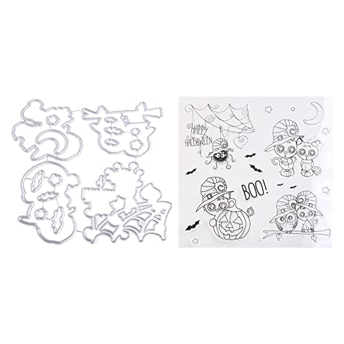ZSYTF Metall-Stanzformen mit Eule für Katze, handgefertigt, Scrapbooking-Zubehör für Kinder, Mädchen, Jungen von ZSYTF