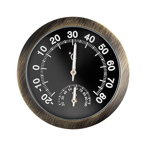 ZSYTF Mini-Nachtlichter, Auto-Thermometer, Hygrometer, Präzisionsmesser, Temperatur- und Feuchtigkeitsmesser, Kleber, Temperatur- und Luftfeuchtigkeitsmesser von ZSYTF