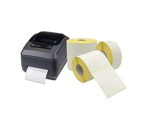 ZStyle - Thermo-Etiketten für Versand und Mehrzweck - Kompatibel mit Zebra GK420D, GX420D, GK420T, GX420T - 100 mm x 150 mm - 1600 Etiketten (4 Rollen à 400 Etiketten) von ZStyle