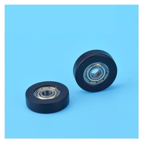 1 Stück 4 x 18 x 5 mm Nylon-Kunststoff-Riemenscheibe mit Lager, flache Miniatur-Riemenscheibe, hartes Lager 1 Stück 4 x 18 x 5 mm Nylon-Kunststoff-Riemenscheibe mit Lager, flache Miniatur-Riemenscheibe, hartes Lager von ZTOSZSPT