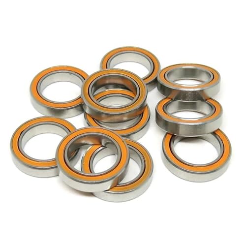 1 Stück ABEC7 S61701 2RS 12 x 18 x 4 mm Edelstahl-Hybrid-Keramiklager S6701 S61701 S6701C RS 2RS RedCat Ferngesteuertes Auto 12 x 18 x 4 Lager(S6701C-2OS 12x18x4mm) von ZTOSZSPT