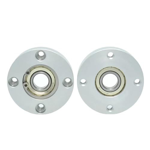1 Stück Aluminiumflansch Rundlagergehäuse Einzellager mit Gehäusemontage Direktmontage ohne Sicherungsring Durchmesser 3mm-(MT164S,6200ZZ-T14-D10) von ZTOSZSPT