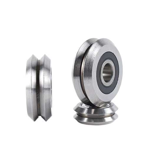 1 Stück W4 15 x 59,94 x 19,05 mm, 90 ° W-Typ, Rillenlager, Federmaschine, Riemenscheibe, Richtführung, Rollenlager von ZTOSZSPT