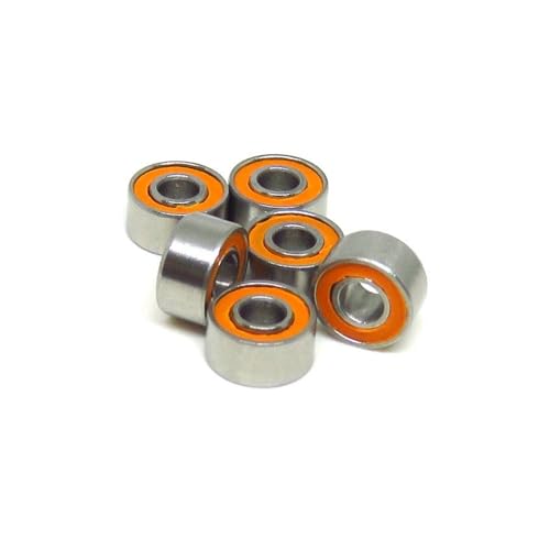 10 Stück 3 x 6 x 2,5 mm SMR63C-2OS CB ABEC7 Edelstahl-Hybrid-Keramiklager MR63 RS SMR63C-2RS Si3N4 Kugellager for Angelrollen(SMR74C-2OS 4x7x2.5mm) von ZTOSZSPT