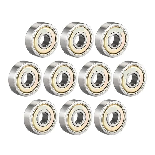 10 Stück 608 623 624 625 626 685 ZZ Doppelt geschirmtes einreihiges Miniatur-Rillenkugellager aus Kohlenstoffstahl 8x22x7 MM(626ZZ 6x19x6mm) von ZTOSZSPT