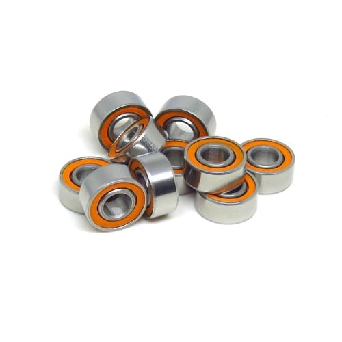 10er-Pack S683 2RS ​​​​3x7x3mm ABEC-7 Hybrid-Keramiklager 683 S683C RS 2OS fettfreies und rostfreies Si3N4-Kugellager for Angelrollen(S697C-2OS 7x17x5mm) von ZTOSZSPT