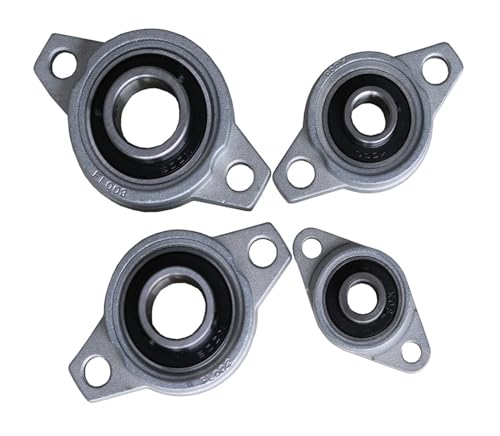 4 Stück KFL08 selbstausrichtendes Flanschlager aus Zinklegierung mit 8 mm Innendurchmesser 4 Stück KFL08 selbstausrichtendes Flanschlager aus Zinklegierung mit 8 mm Innendurchmesser von ZTOSZSPT